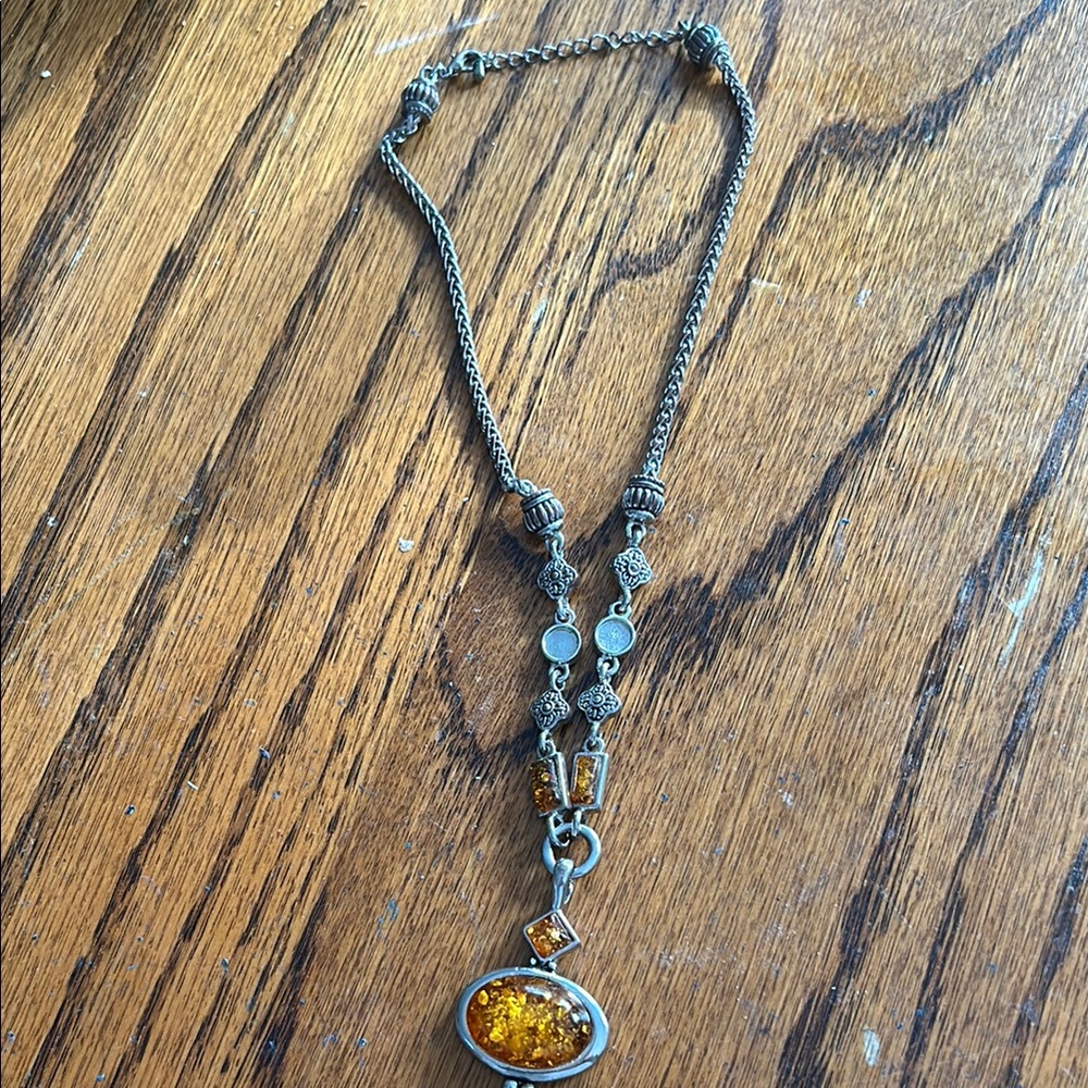 Premier Designs Orange and Silver Jewelry